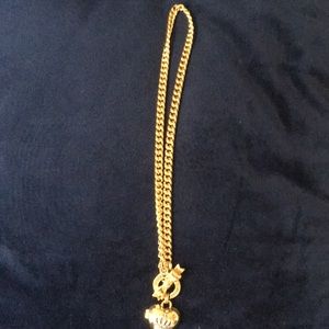 Juicy Couture Gold Heart Charm Necklace